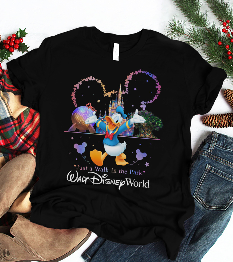 Walt Disney World Donald Duck Just A Walk In The Park T-Shirt