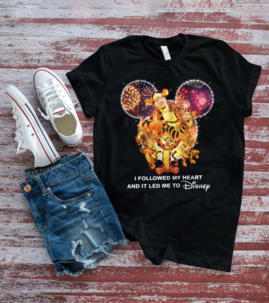 Tigger I Followed My Heart And It Led Me To Disney T-Shirt