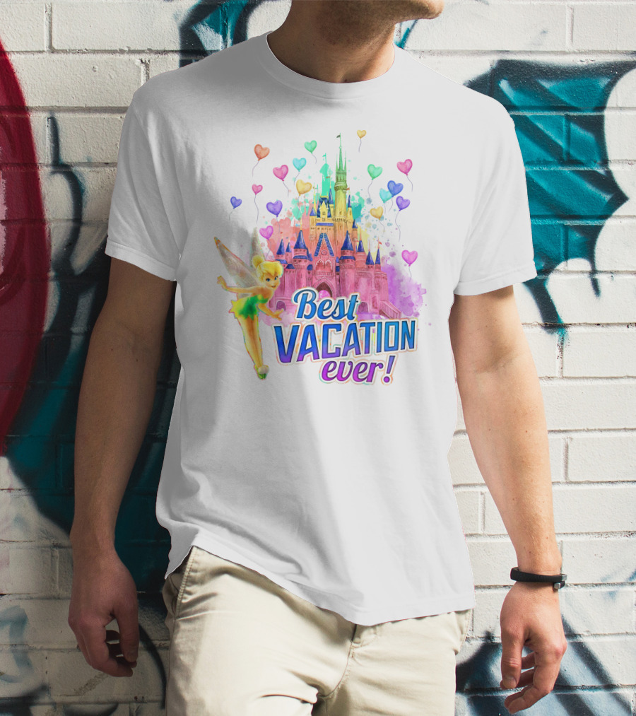 Tinkerbell Best Vacation Ever T-Shirt