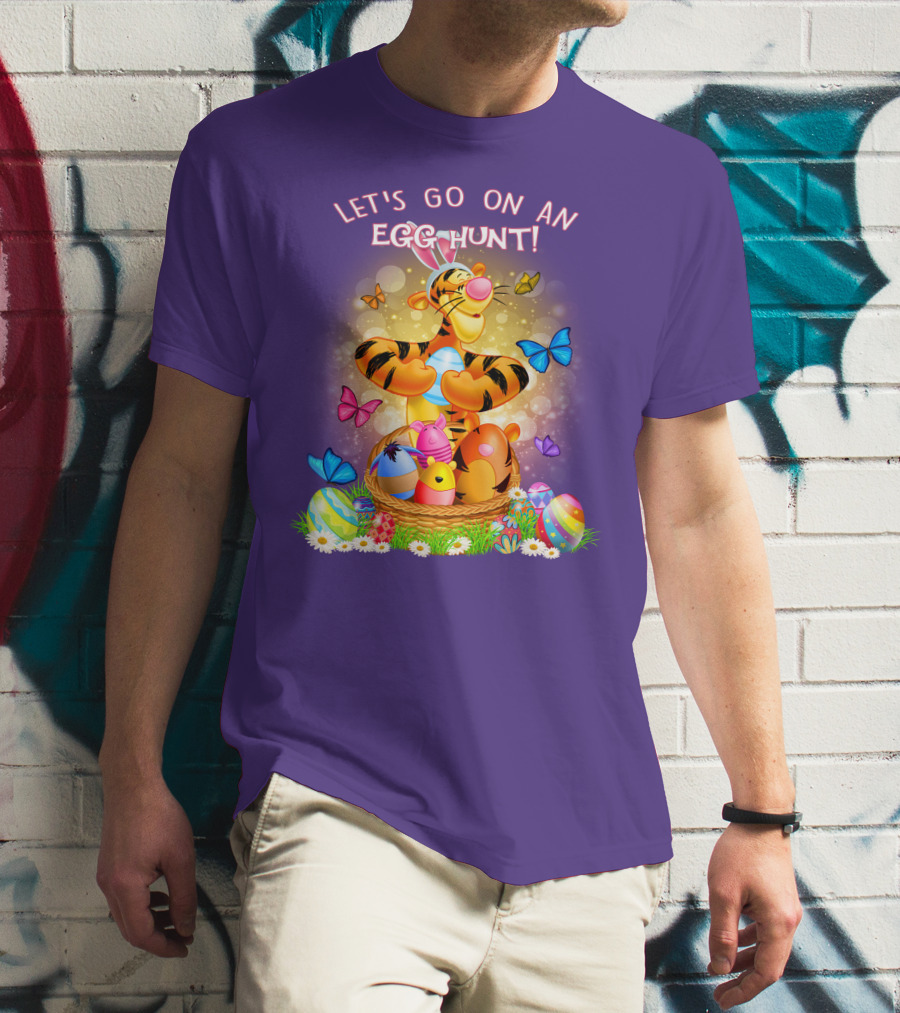 Let's Go On An Egg Hunt Tigger T-Shirt