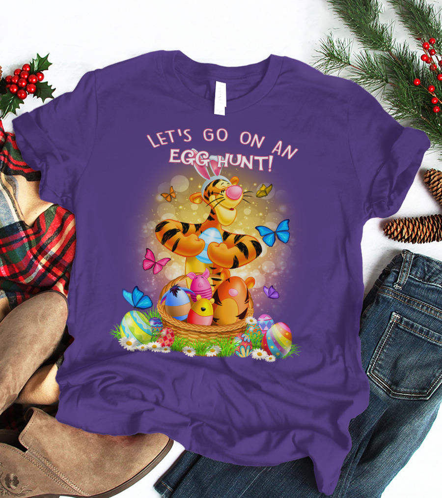 Let's Go On An Egg Hunt Tigger T-Shirt