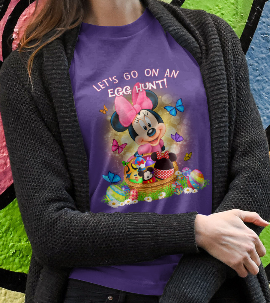 Let's Go On An Egg Hunt Minnie T-Shirt