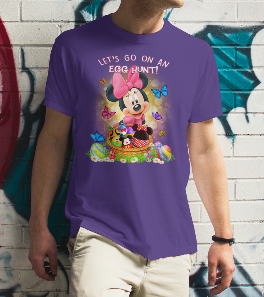 Let's Go On An Egg Hunt Minnie T-Shirt
