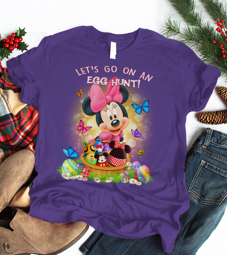 Let's Go On An Egg Hunt Minnie T-Shirt