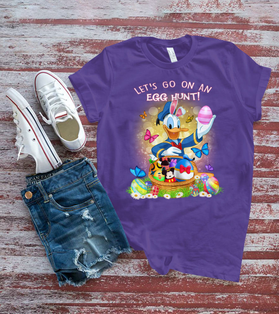 Let's Go On An Egg Hunt! Donald T-Shirt