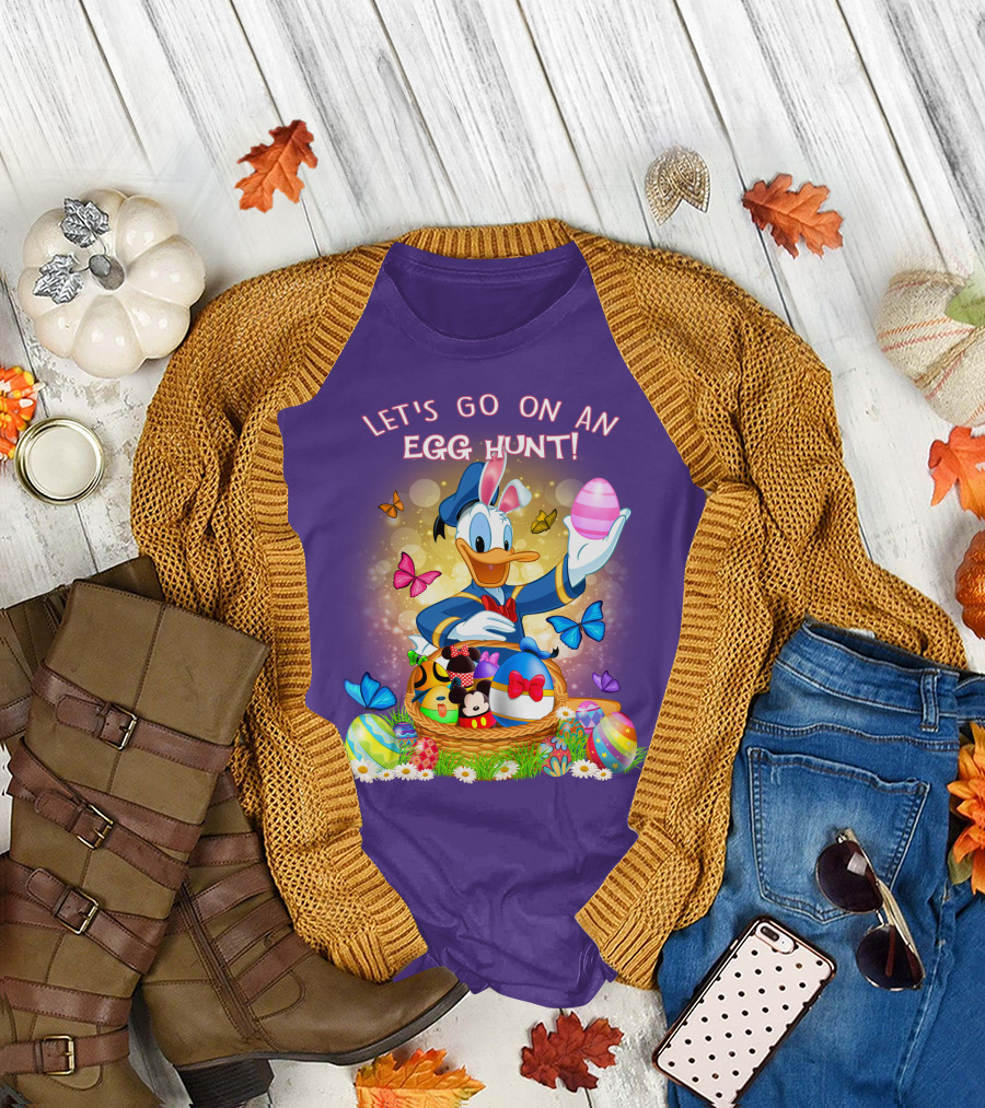 Let's Go On An Egg Hunt! Donald T-Shirt