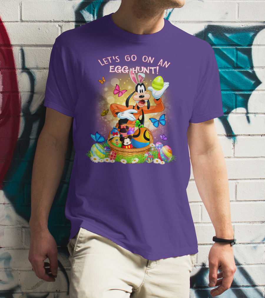Goofy Let's Go On An Egg Hunt! T-Shirt