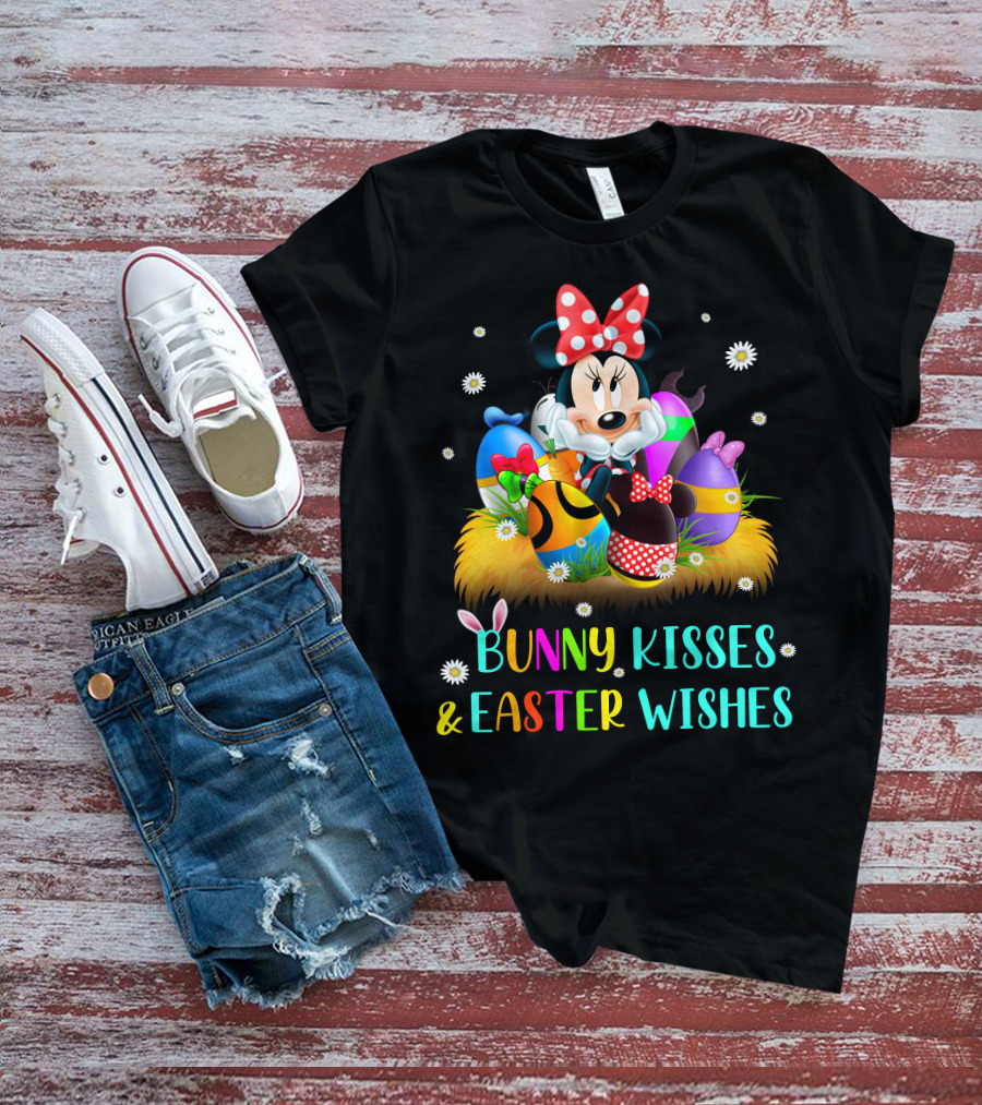 Minnie Bunny Kisses & Easter Wishes T-Shirt