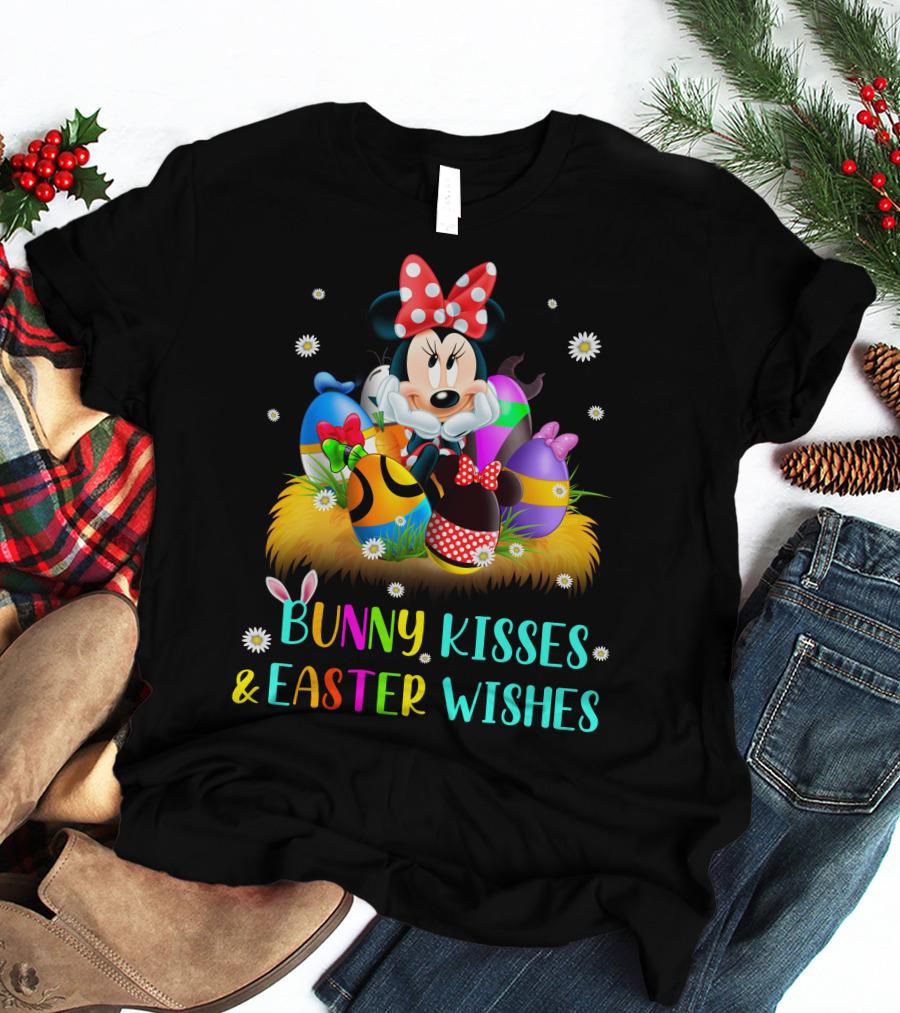 Minnie Bunny Kisses & Easter Wishes T-Shirt