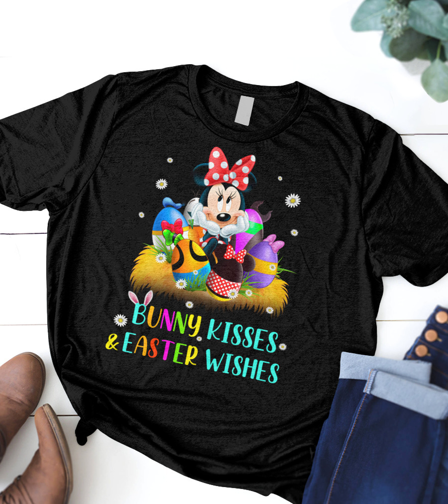 Minnie Bunny Kisses & Easter Wishes T-Shirt