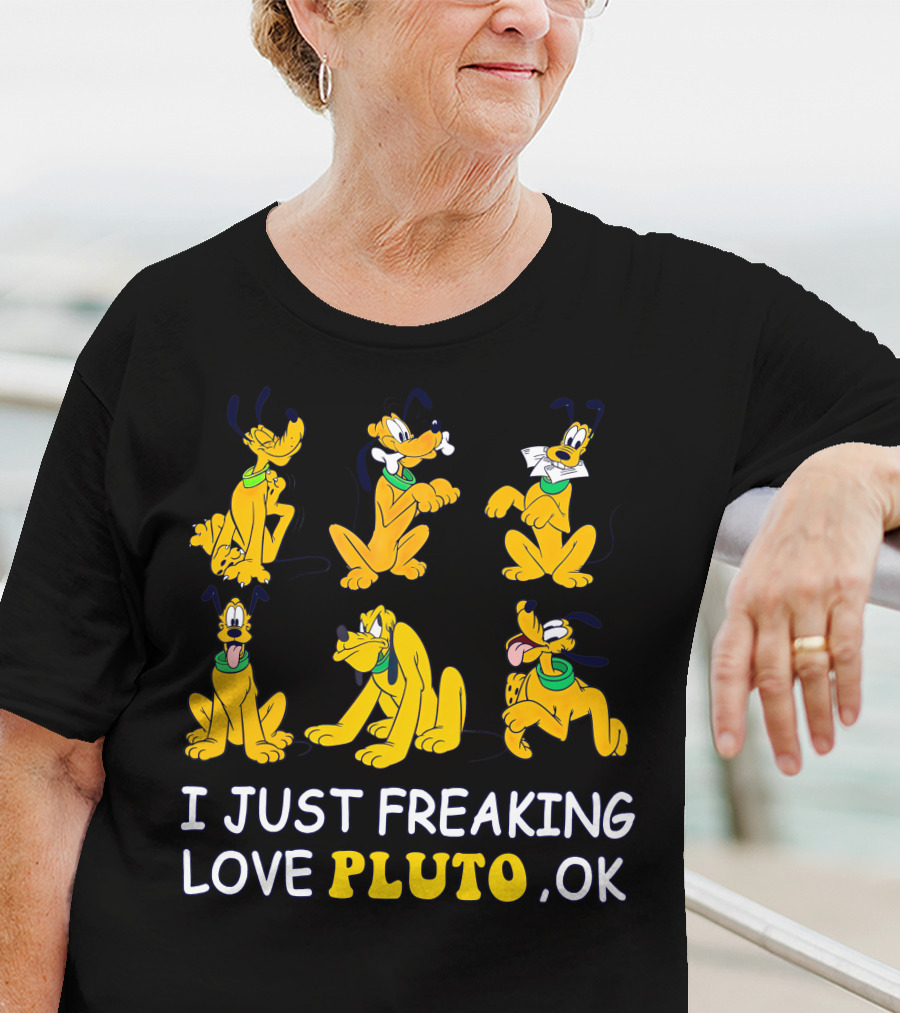 I Just Freaking Love Disney Pluto Ok T-Shirt