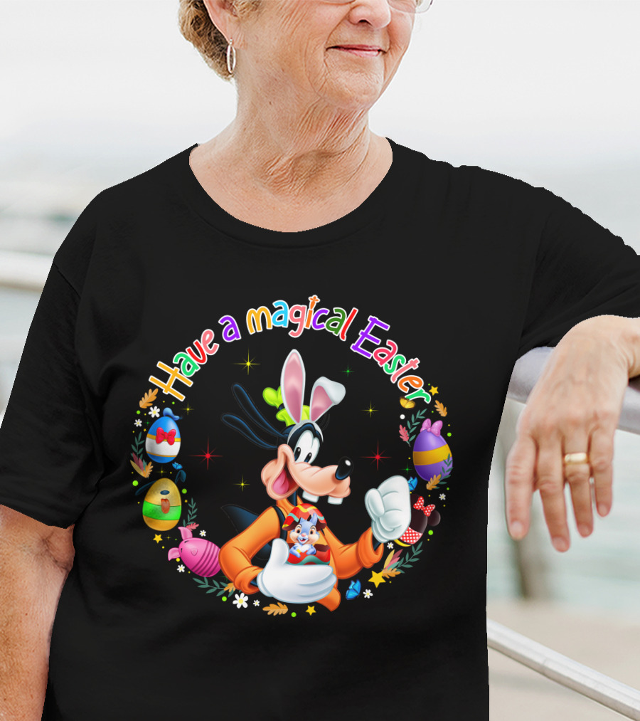Have A Magical Easter With Goofy And Easter Bunny Eggs T-Shirt