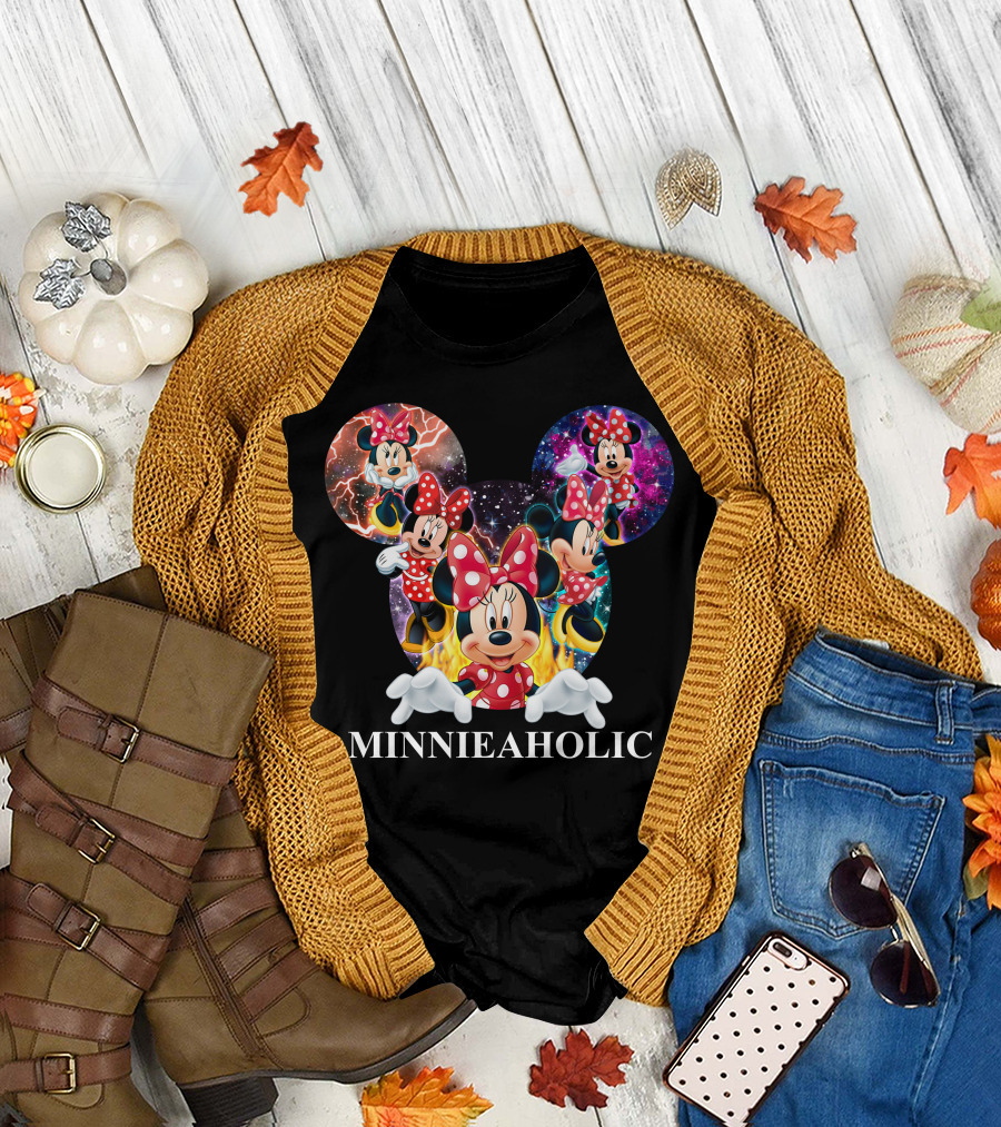 Minnieaholic Minnie Mouse Iconic Universe Style T-Shirt