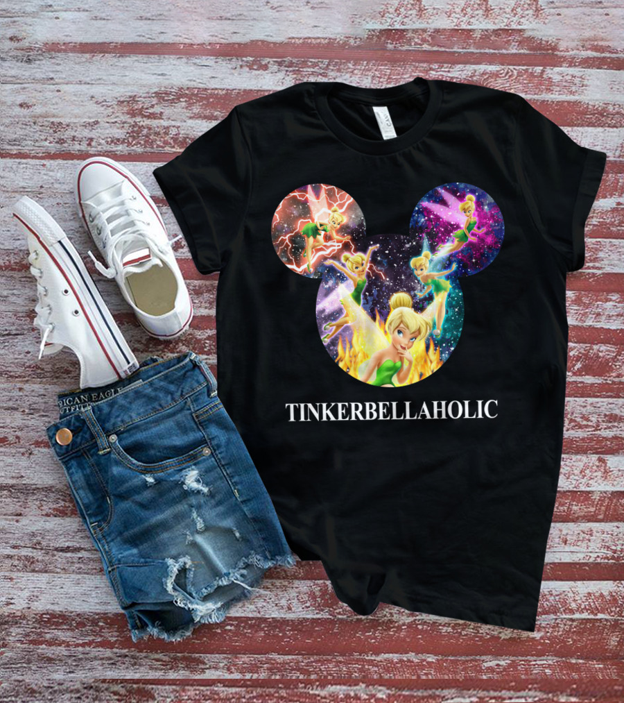 Tinkerbellaholic Tinkerbell Fantasy Galaxy Aura T-Shirt