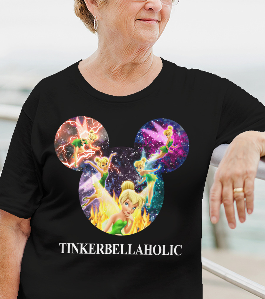 Tinkerbellaholic Tinkerbell Fantasy Galaxy Aura T-Shirt