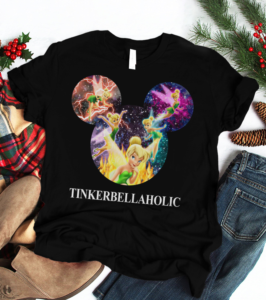 Tinkerbellaholic Tinkerbell Fantasy Galaxy Aura T-Shirt