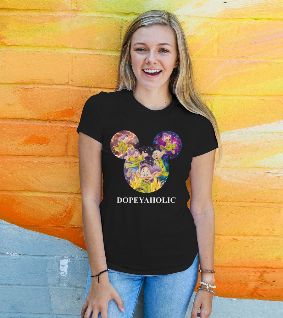 Dopeyaholic Mickey Mouse Ears Multiverse Dopey Wonderland T-Shirt