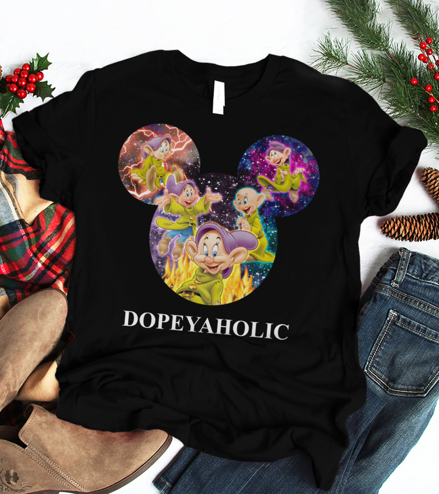 Dopeyaholic Mickey Mouse Ears Multiverse Dopey Wonderland T-Shirt