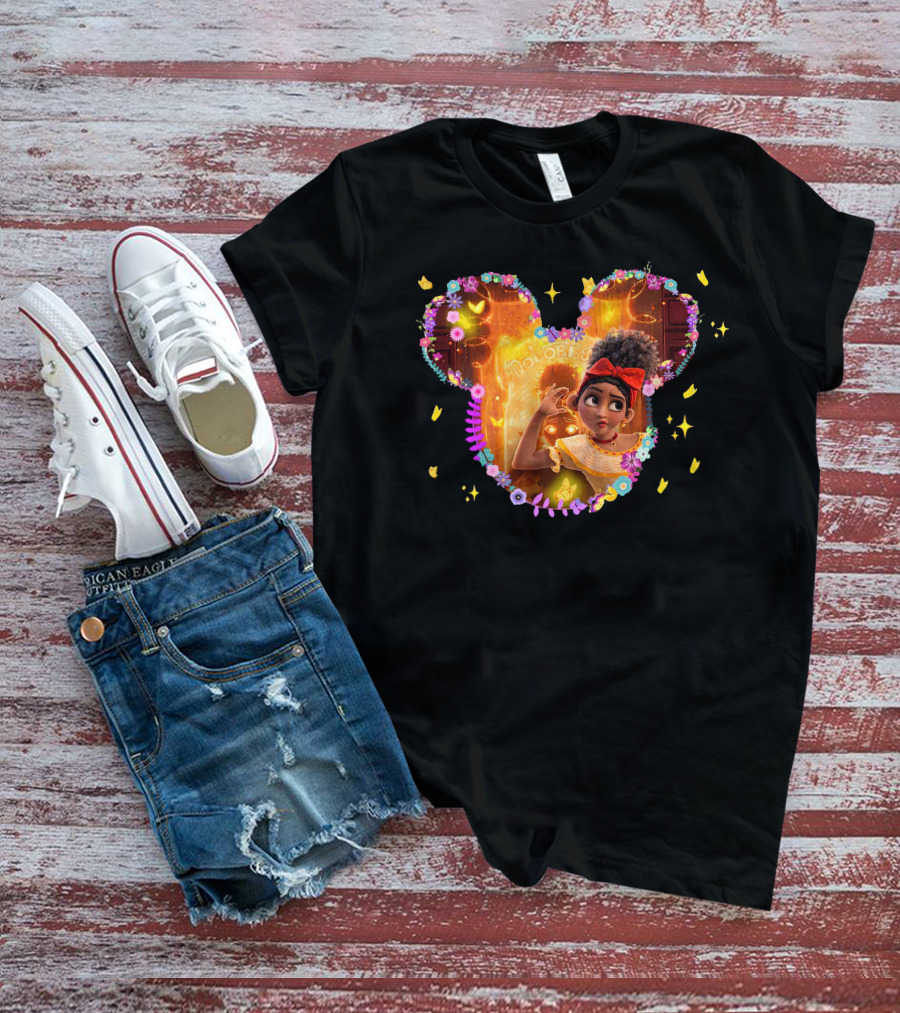 Dolores Encanto Mickey Ears Floral Magical Doorway T-Shirt