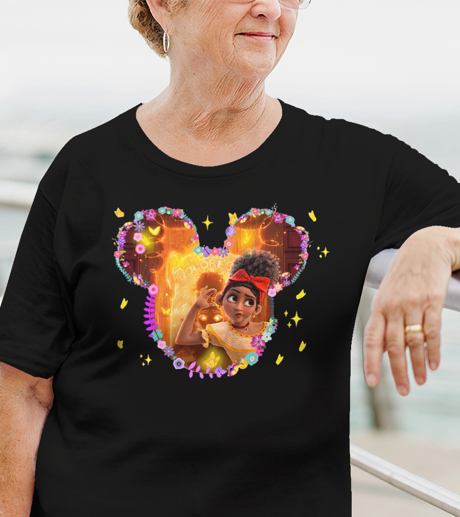 Dolores Encanto Mickey Ears Floral Magical Doorway T-Shirt