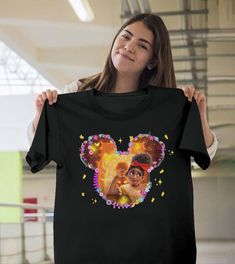 Dolores Encanto Mickey Ears Floral Magical Doorway T-Shirt