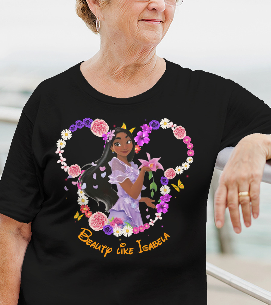Beauty Like Isabela Encanto Floral Heart T-Shirt