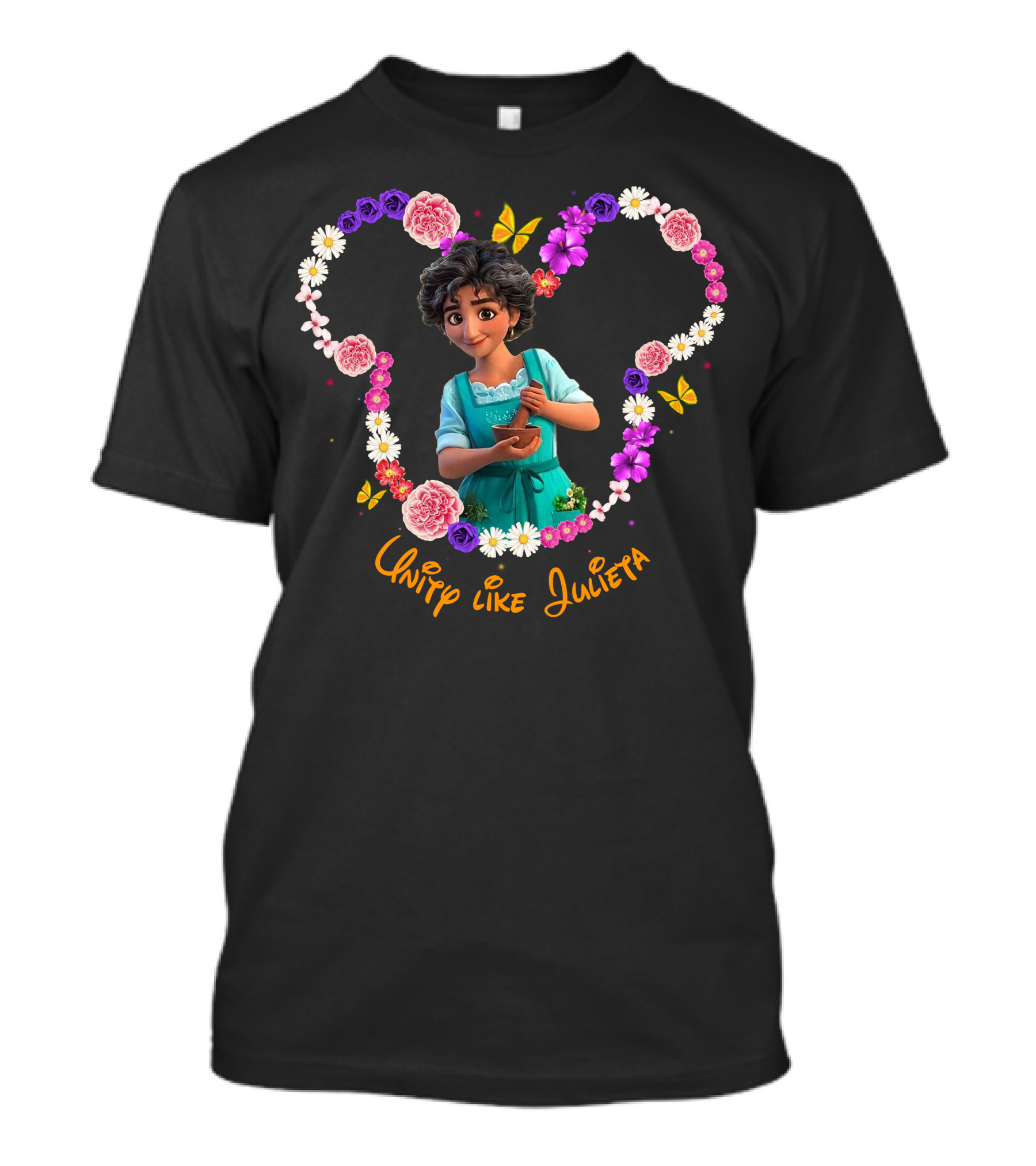 Unity Like Julieta Flower Heart Encanto Character T-Shirt