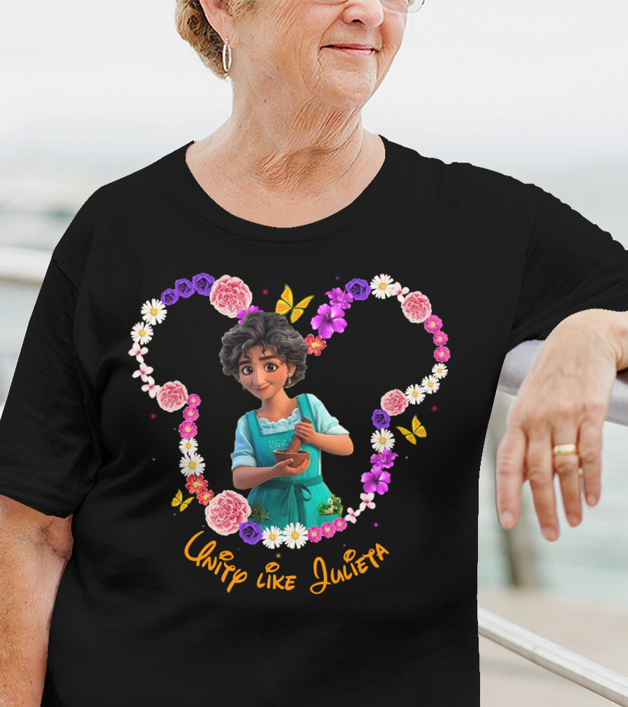 Unity Like Julieta Flower Heart Encanto Character T-Shirt