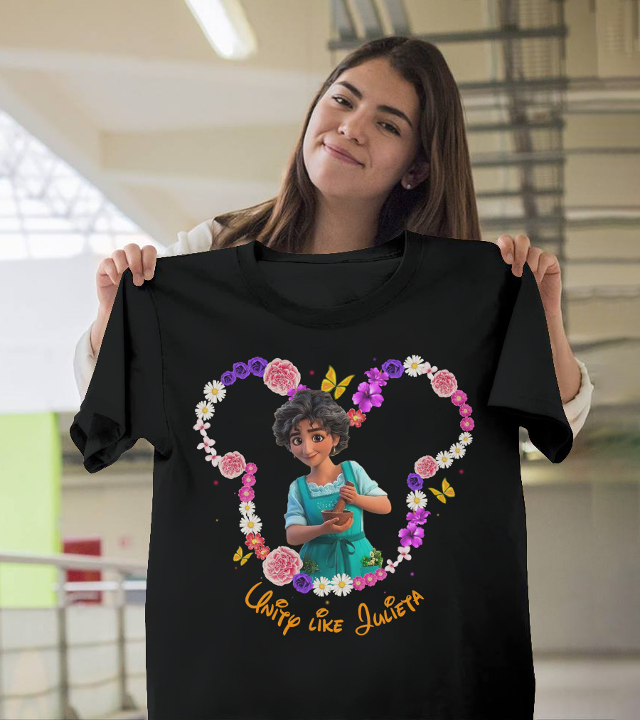 Unity Like Julieta Flower Heart Encanto Character T-Shirt