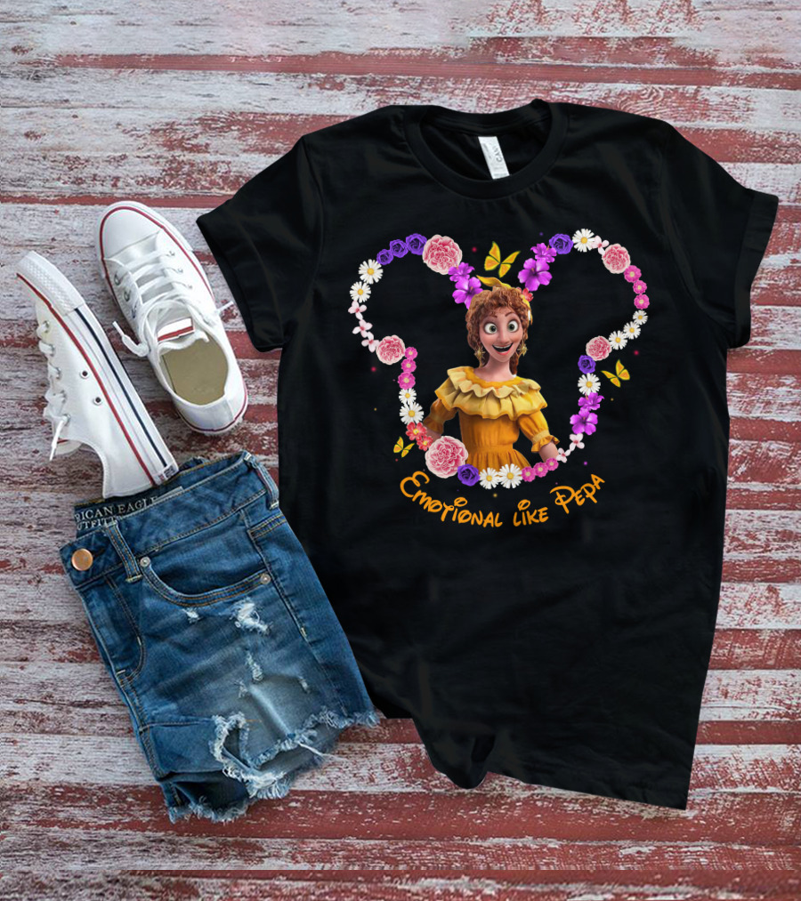 Emotional Like Pepa Flower Heart T-Shirt