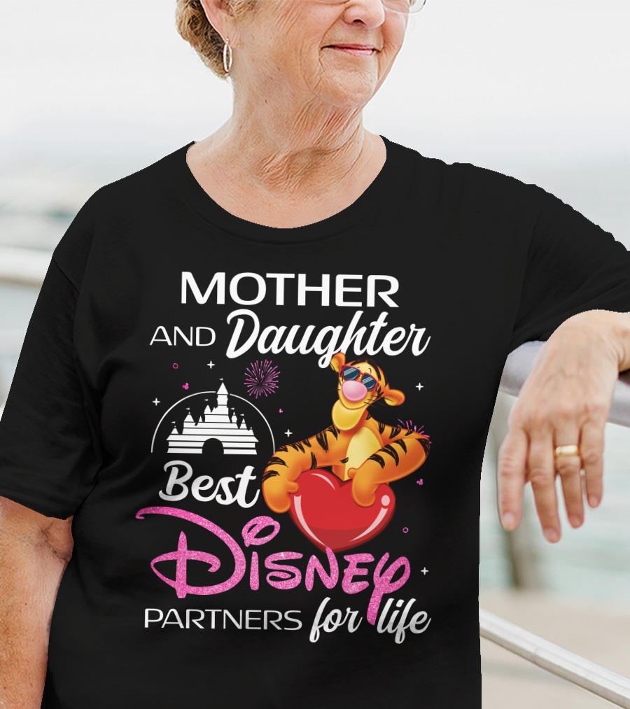 Mother And Daughter Best Disney Partners For Life Tigger T-Shirt