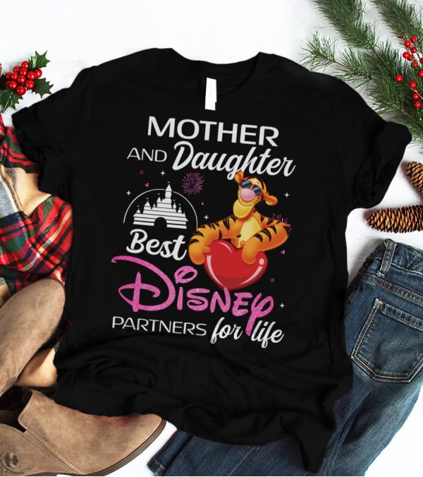 Mother And Daughter Best Disney Partners For Life Tigger T-Shirt