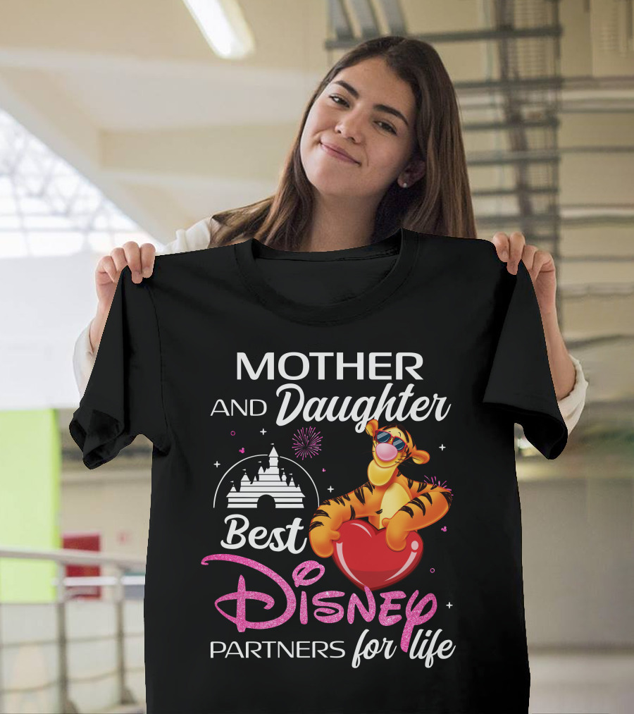 Mother And Daughter Best Disney Partners For Life Tigger T-Shirt