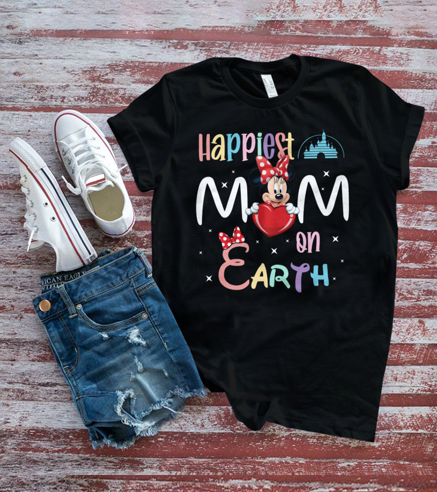 Happiest Mom On Earth Minnie T-Shirt