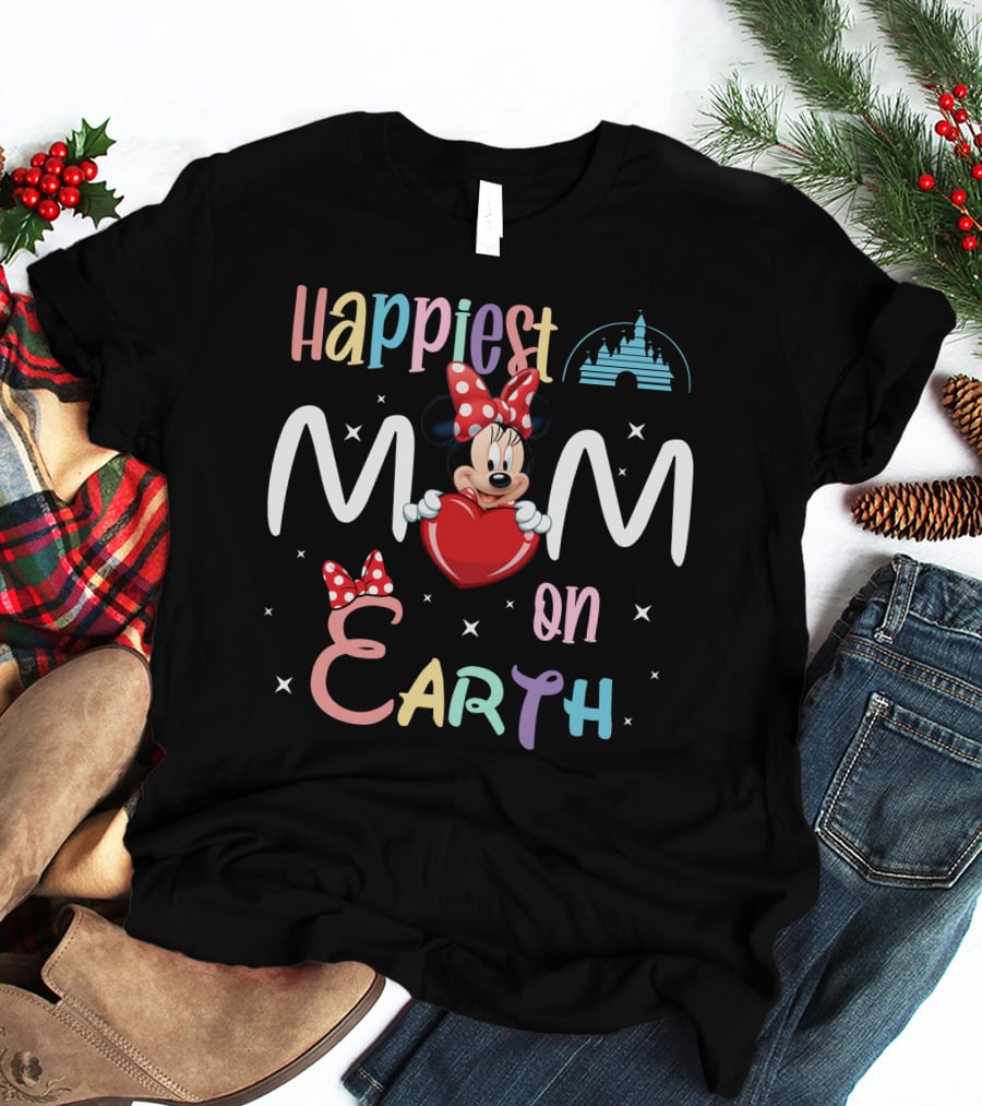 Happiest Mom On Earth Minnie T-Shirt