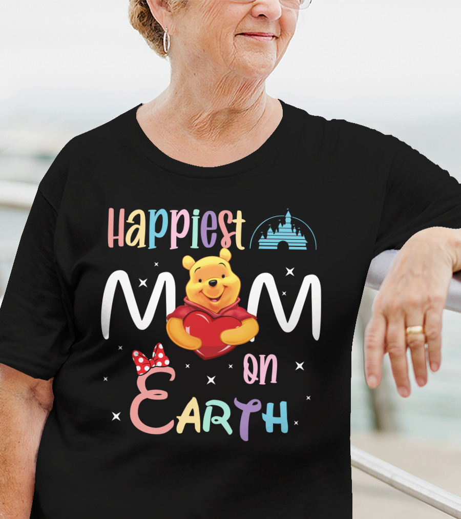 Happiest Mom On Earth Pooh T-Shirt