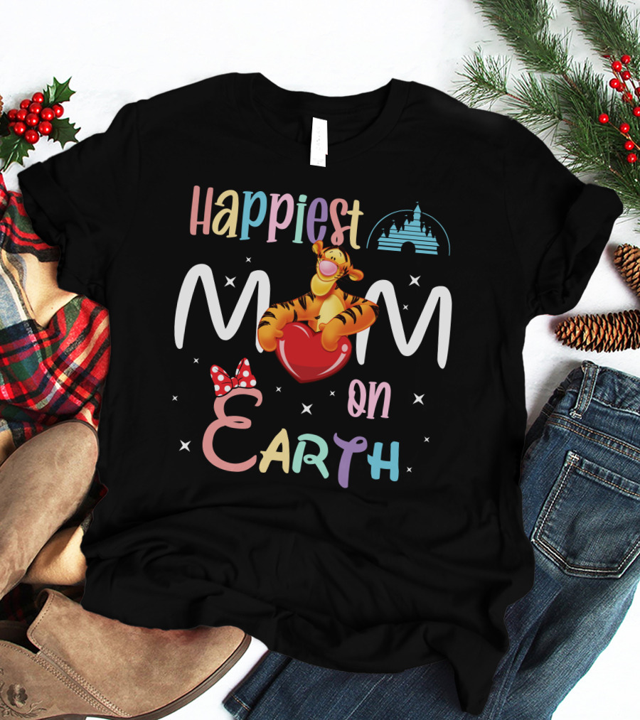 Happiest Mom On Earth Tigger Disney T-Shirt