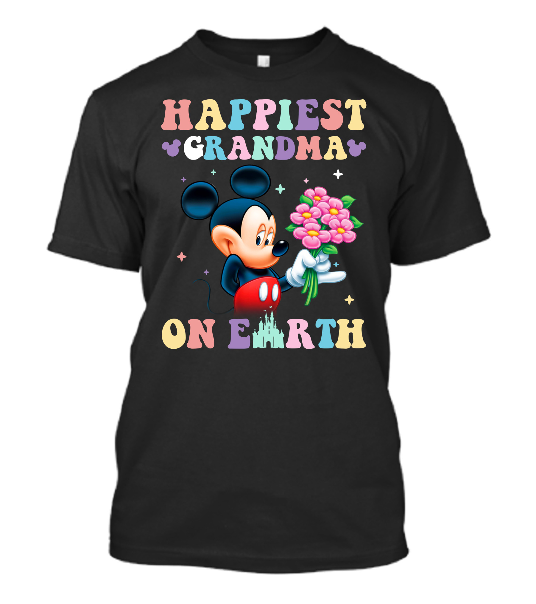 Happiest Grandma On Earth Mickey Mouse T-Shirt