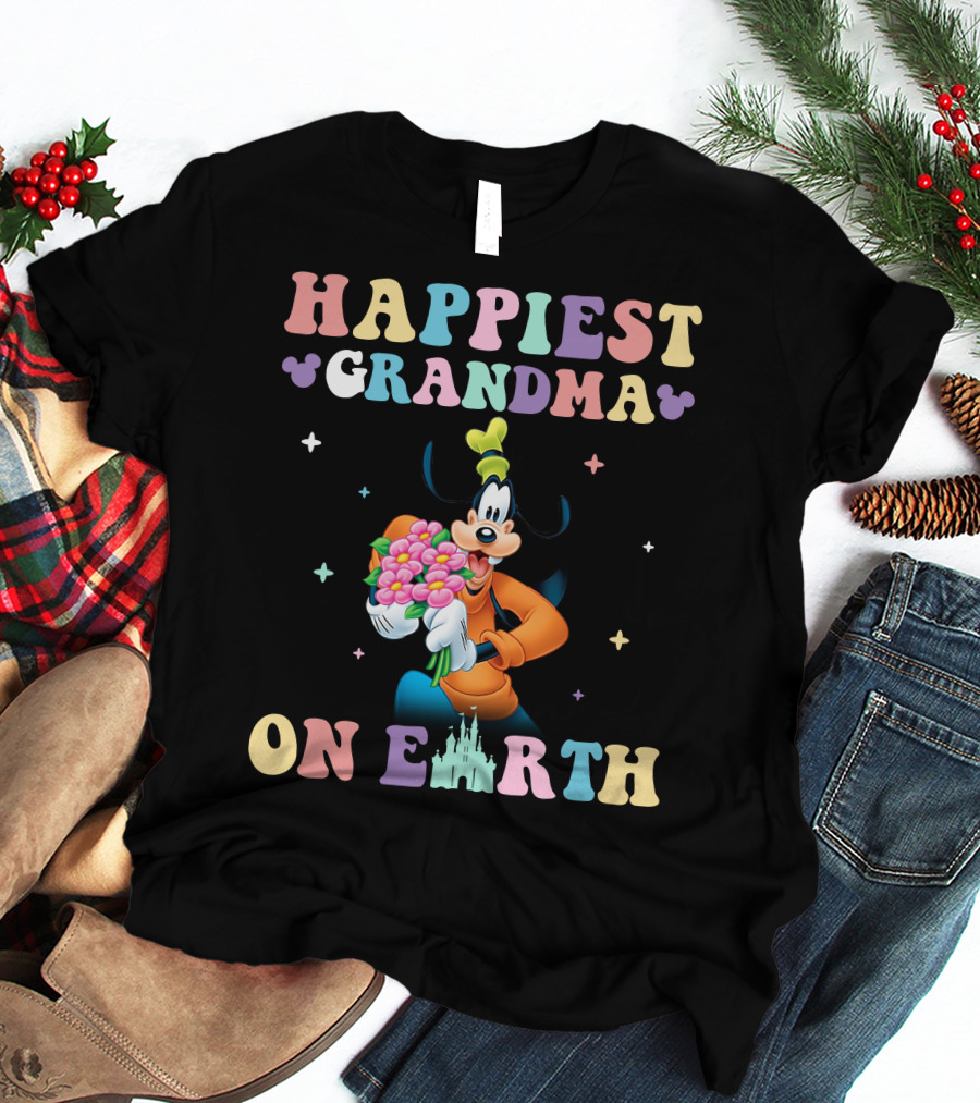 HAPPIEST GRANDMA ON EARTH GOOFY T-Shirt