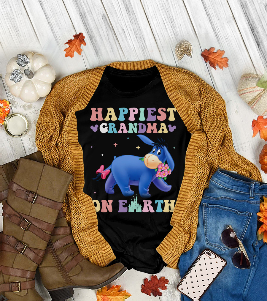 HAPPIEST GRANDMA ON EARTH EEYORE T-Shirt