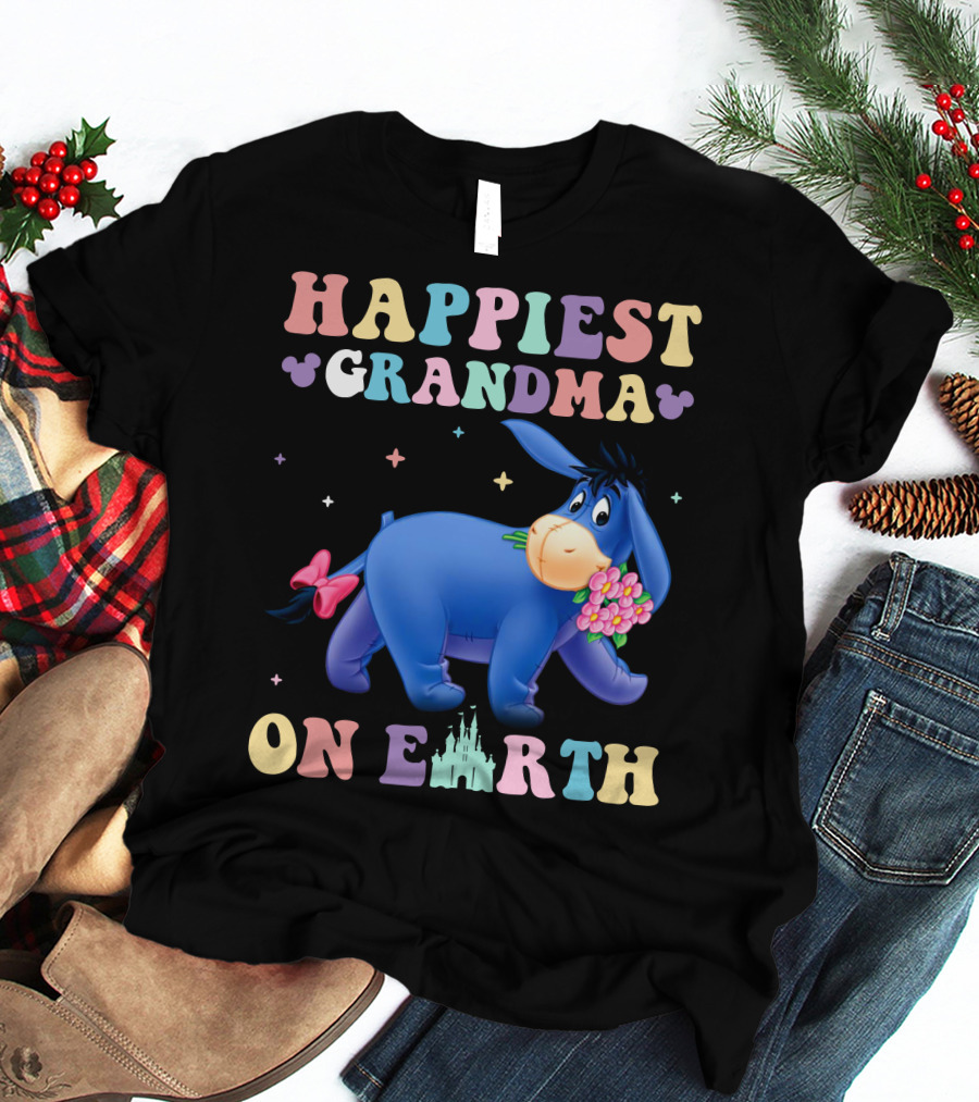 HAPPIEST GRANDMA ON EARTH EEYORE T-Shirt