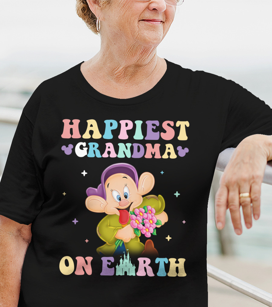 Happiest Grandma On Earth Dopey T-Shirt