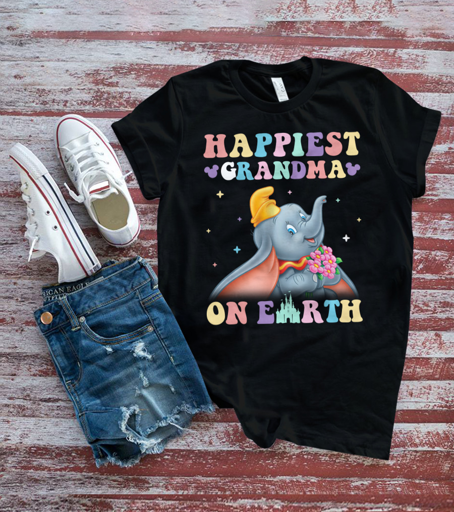 Dumbo Happiest Grandma On Earth T-Shirt