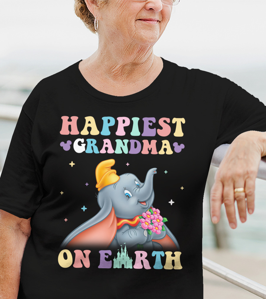 Dumbo Happiest Grandma On Earth T-Shirt