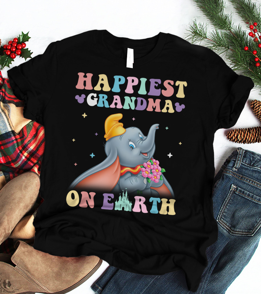 Dumbo Happiest Grandma On Earth T-Shirt