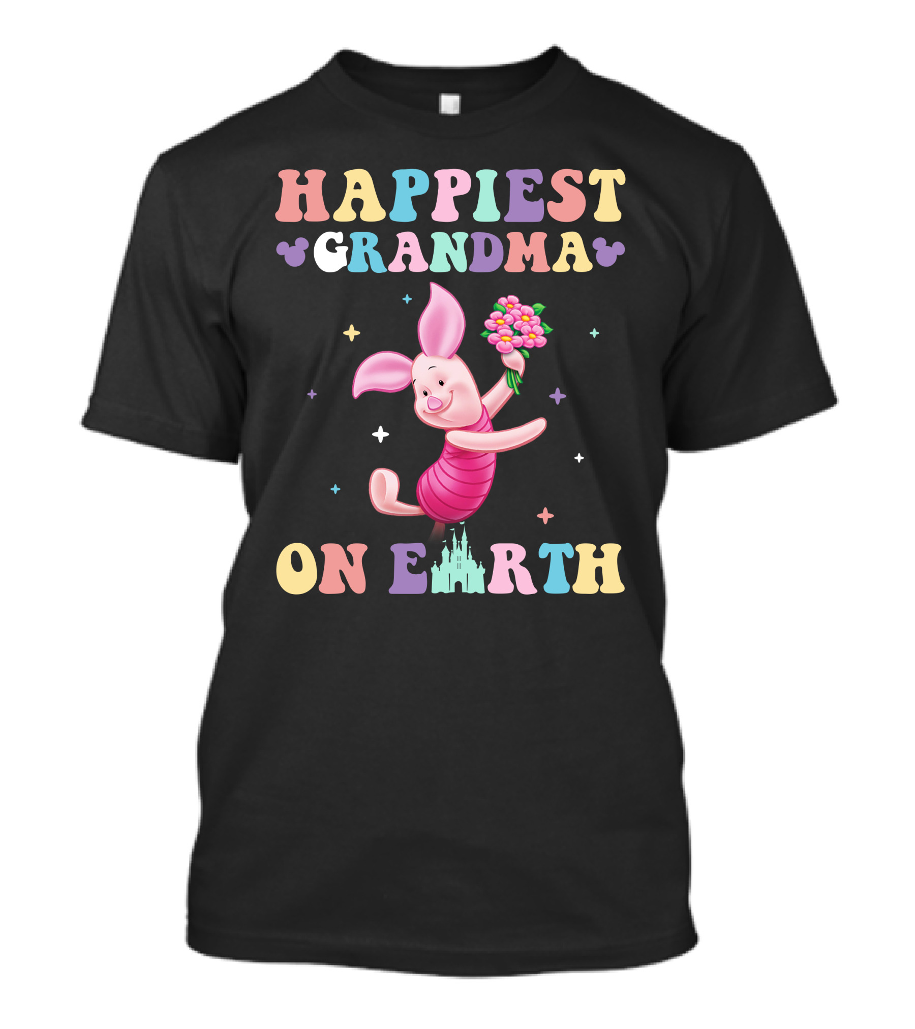 Happiest Grandma On Earth Piglet T-Shirt