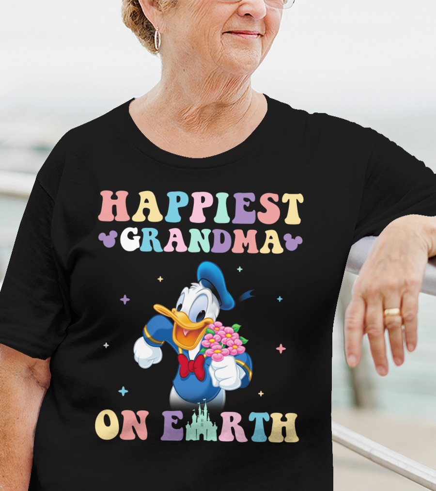 Happiest Grandma On Earth Donald T-Shirt