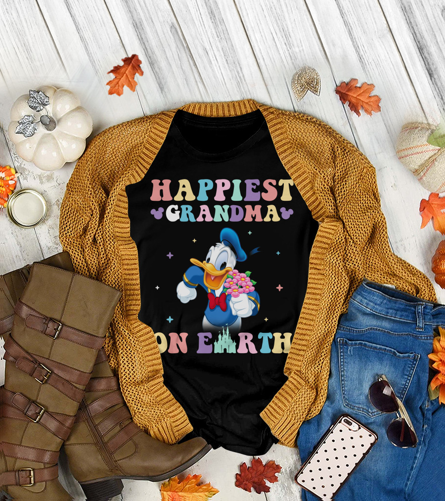 Happiest Grandma On Earth Donald T-Shirt
