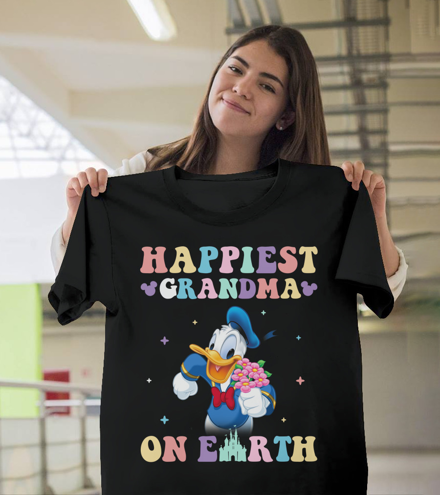 Happiest Grandma On Earth Donald T-Shirt