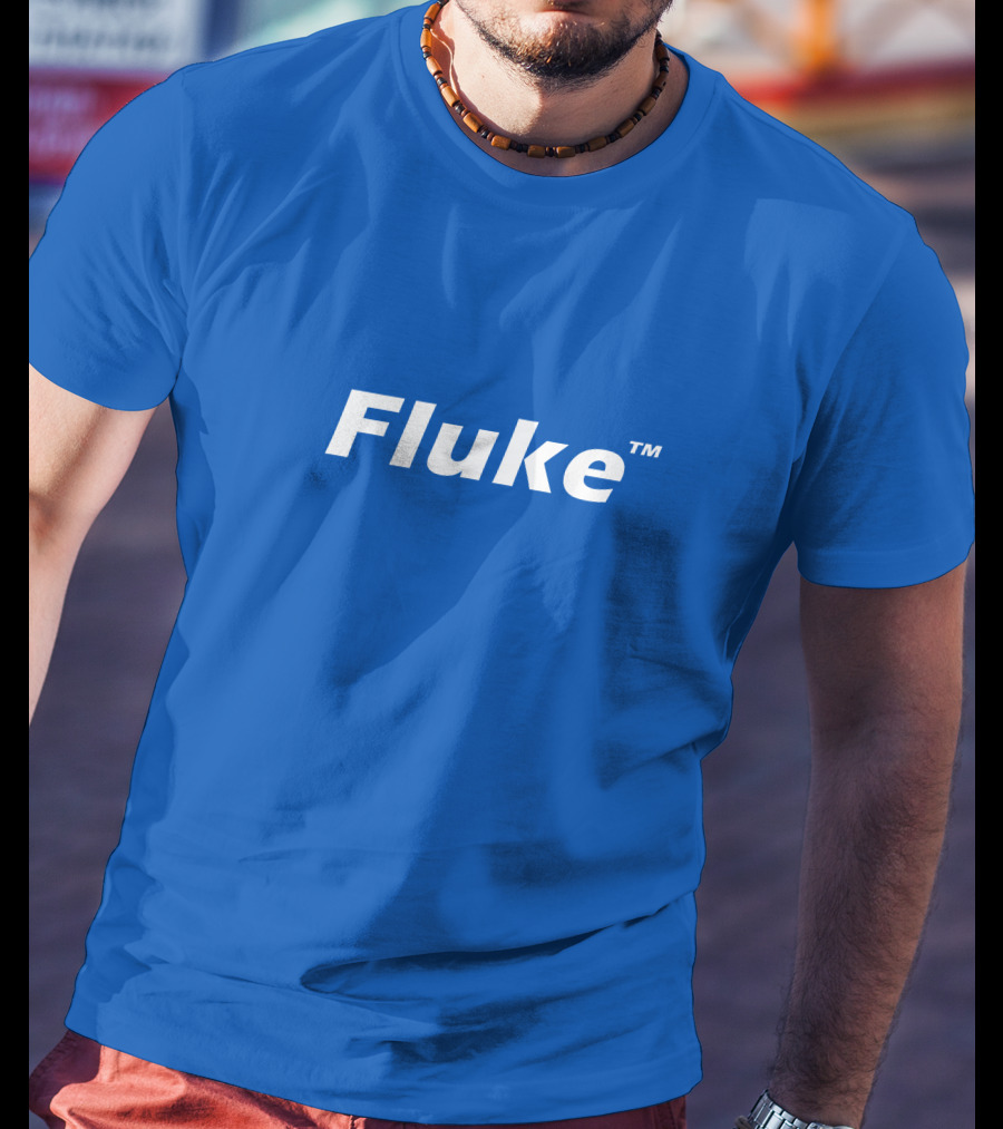 Fluke Volvo1 Blue Background T-Shirt